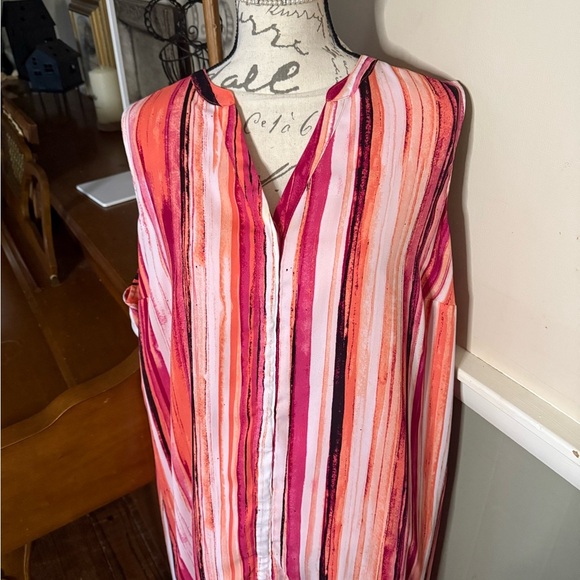 Striped Sleeveless Shift Dress NWOT - Picture 3 of 5